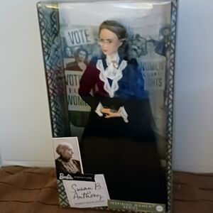 Barbie Signature Susan B Anthony Doll In Box Women's Voter Rights Icon